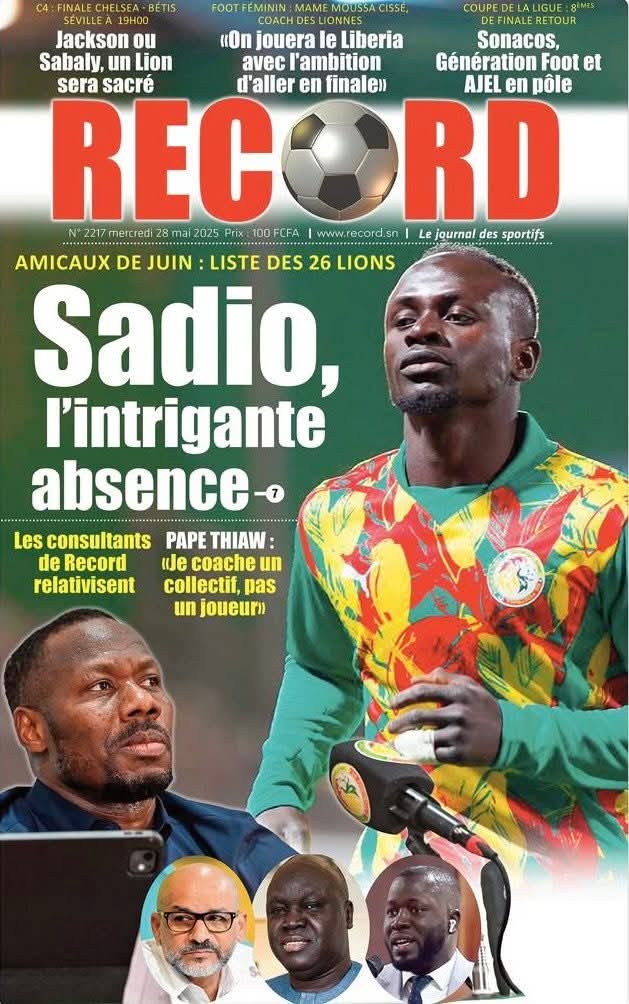 🇸🇳 Les gros titres du jour au Sénégal : Mercredi 28 Mai 2025 20 FB IMG 1748415822798
