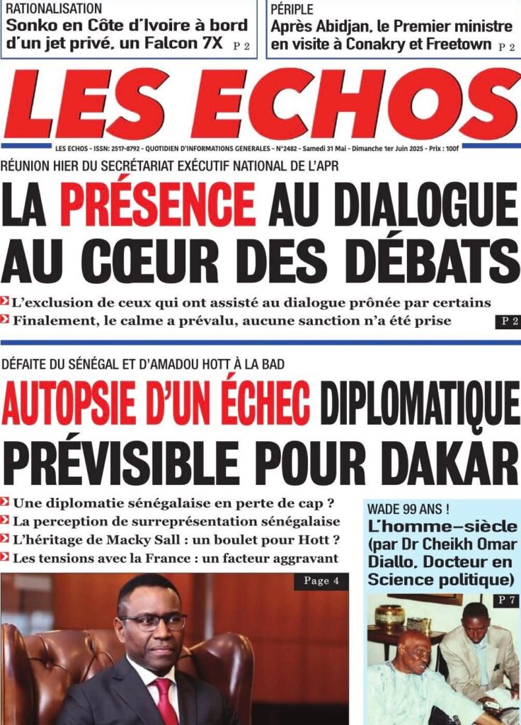 🇸🇳 Les gros titres du jour au Sénégal : Samedi 31 Mai 2025 3 FB IMG 1748672487815