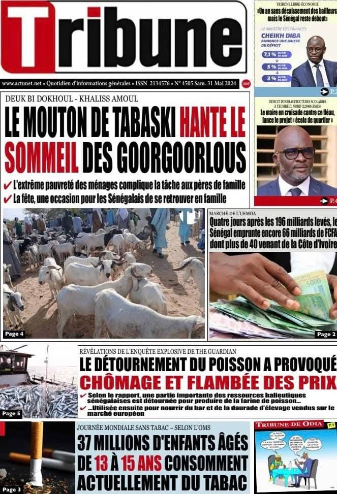 🇸🇳 Les gros titres du jour au Sénégal : Samedi 31 Mai 2025 11 FB IMG 1748672494937