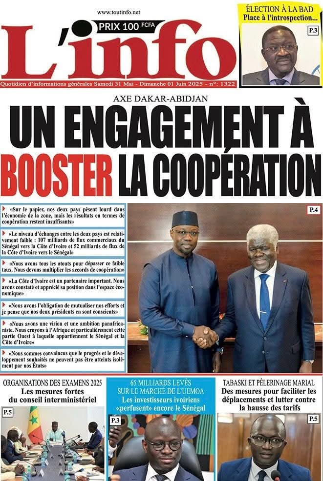 🇸🇳 Les gros titres du jour au Sénégal : Samedi 31 Mai 2025 10 FB IMG 1748672496687