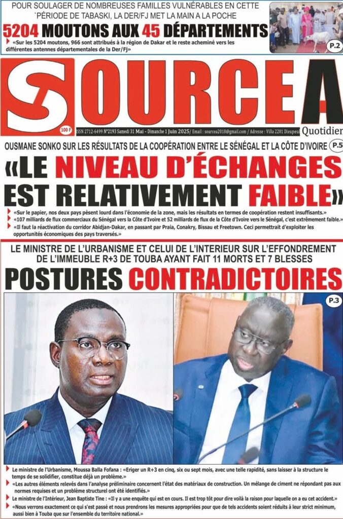 🇸🇳 Les gros titres du jour au Sénégal : Samedi 31 Mai 2025 12 FB IMG 1748672501564