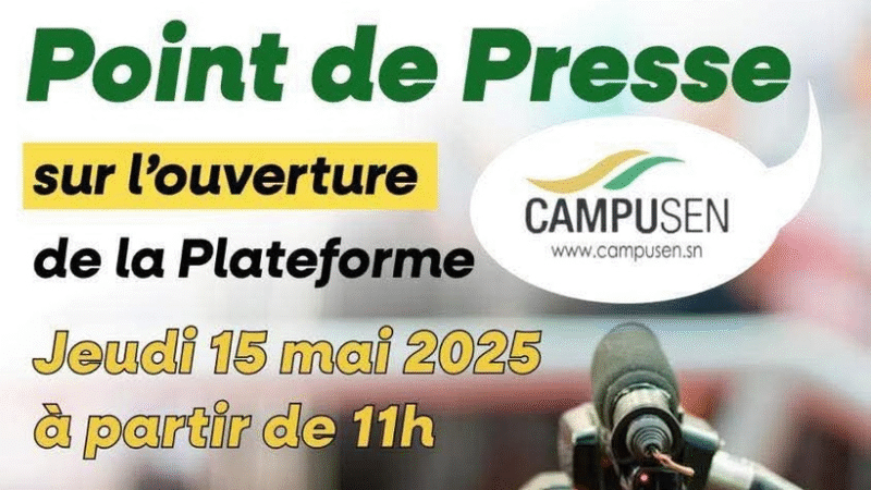 🇸🇳 Orientation post-bac : le MESRI lance officiellement la plateforme Campusen ce 15 mai