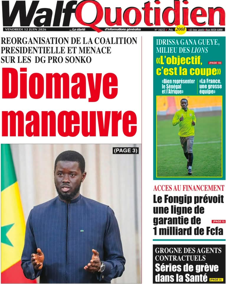 🇸🇳 Les gros titres du jour au Sénégal : Vendredi 12 Juin 2026 5 FB IMG 1781257541073