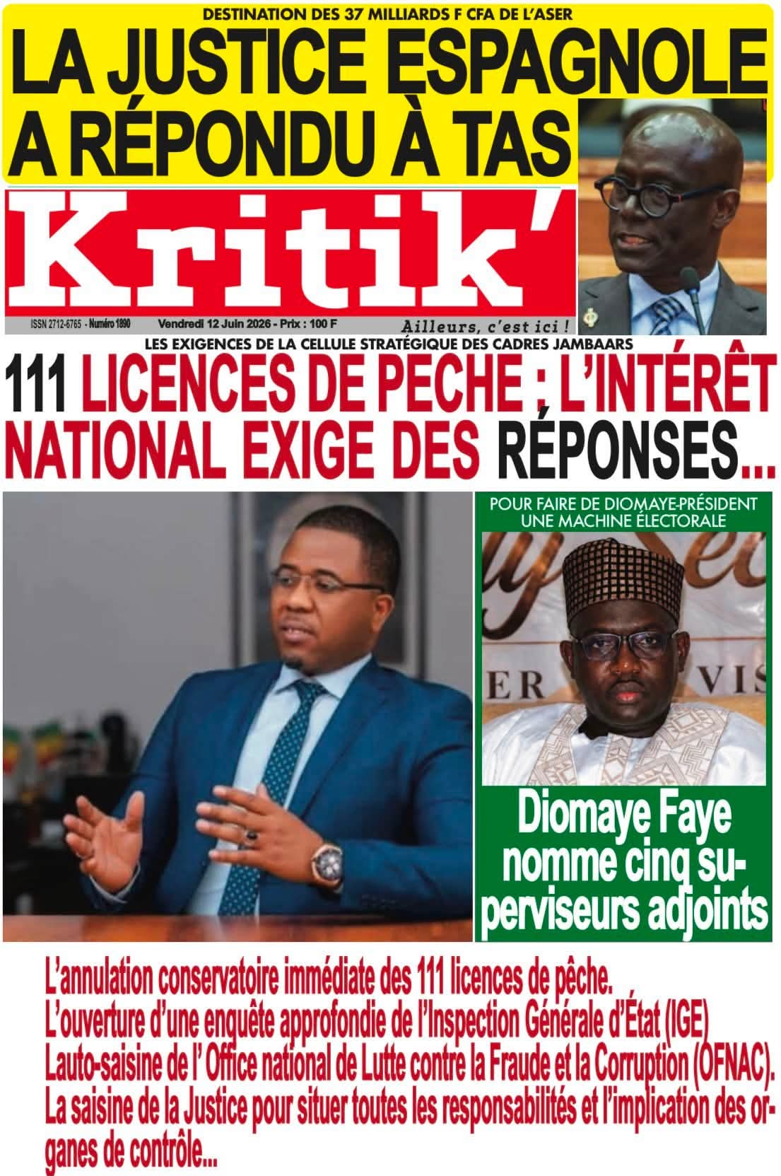 🇸🇳 Les gros titres du jour au Sénégal : Vendredi 12 Juin 2026 7 FB IMG 1781257547821