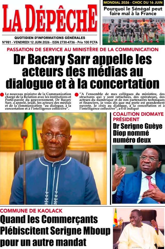 🇸🇳 Les gros titres du jour au Sénégal : Vendredi 12 Juin 2026 13 FB IMG 1781257560376