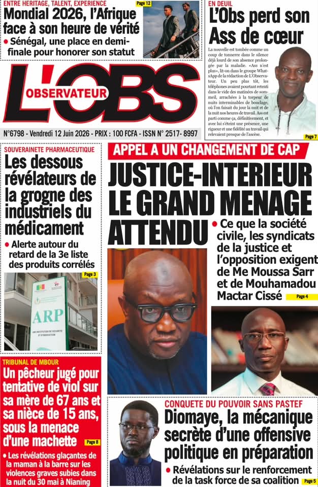 🇸🇳 Les gros titres du jour au Sénégal : Vendredi 12 Juin 2026 17 FB IMG 1781257563765