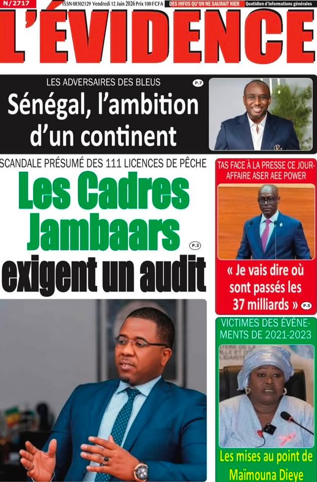 🇸🇳 Les gros titres du jour au Sénégal : Vendredi 12 Juin 2026 23 FB IMG 1781257581296