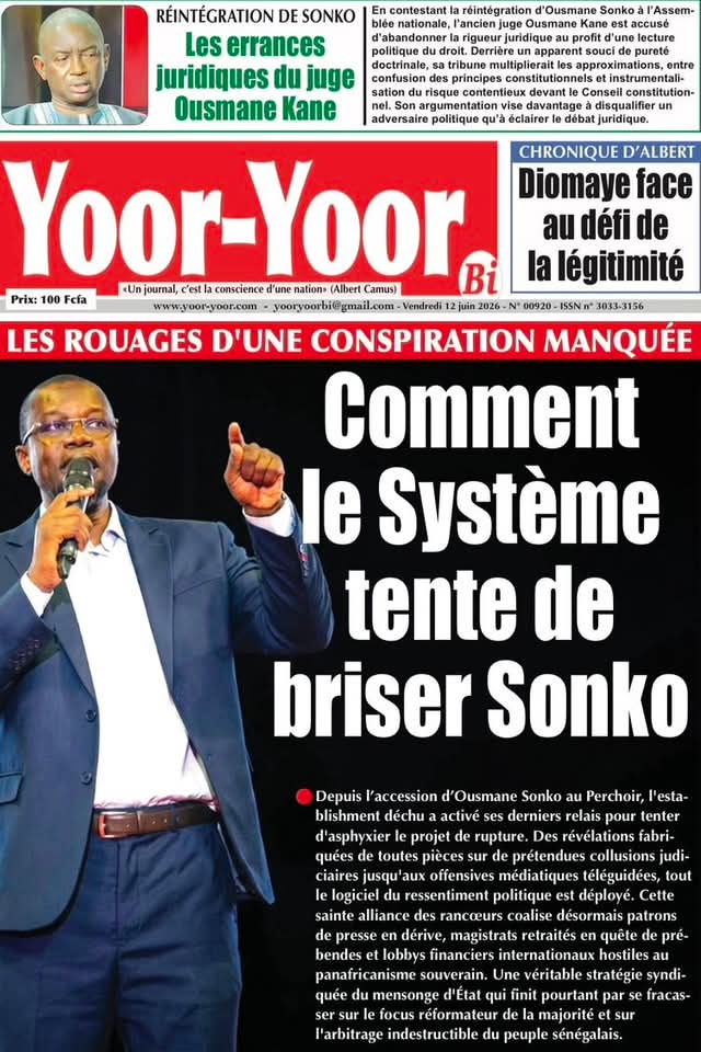 🇸🇳 Les gros titres du jour au Sénégal : Vendredi 12 Juin 2026 29 FB IMG 1781257582982