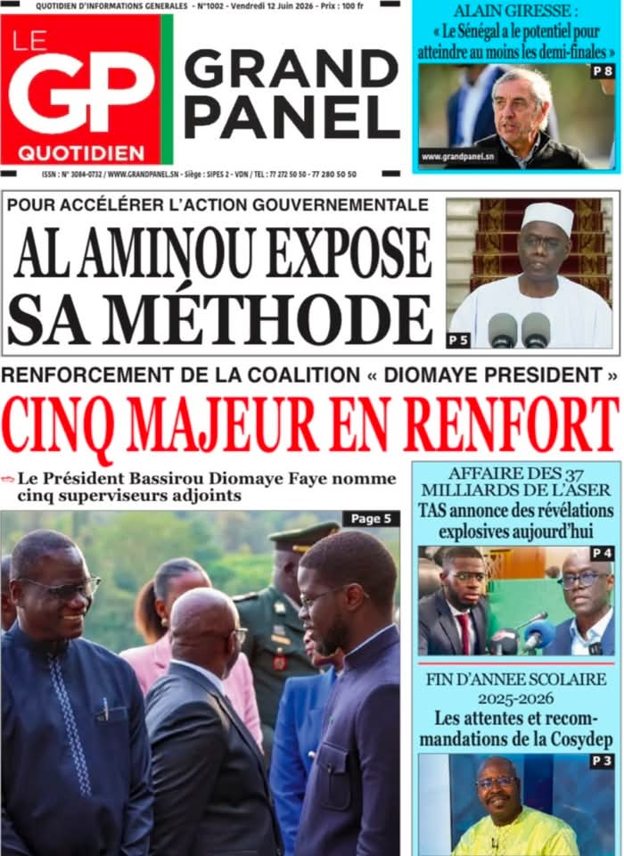 🇸🇳 Les gros titres du jour au Sénégal : Vendredi 12 Juin 2026 31 FB IMG 1781257589691