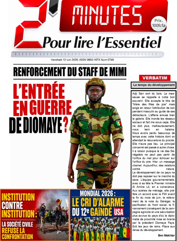 🇸🇳 Les gros titres du jour au Sénégal : Vendredi 12 Juin 2026 32 FB IMG 1781257596181