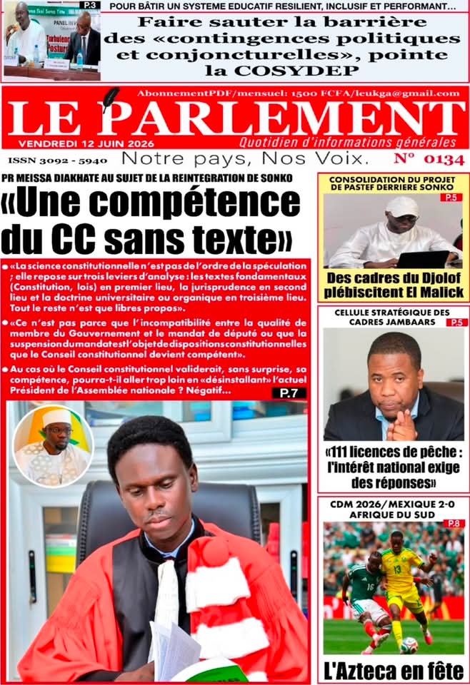 🇸🇳 Les gros titres du jour au Sénégal : Vendredi 12 Juin 2026 37 FB IMG 1781257597838