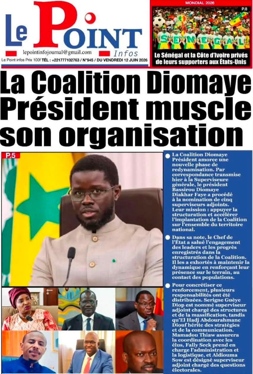 🇸🇳 Les gros titres du jour au Sénégal : Vendredi 12 Juin 2026 36 FB IMG 1781257599986