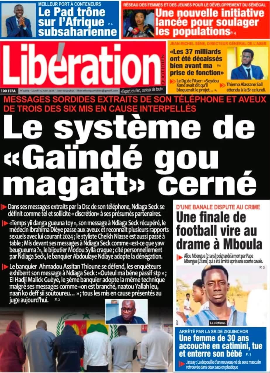 🇸🇳 Les gros titres du jour au Sénégal : Lundi 15 Juin 2026 11 FB IMG 1781512829947