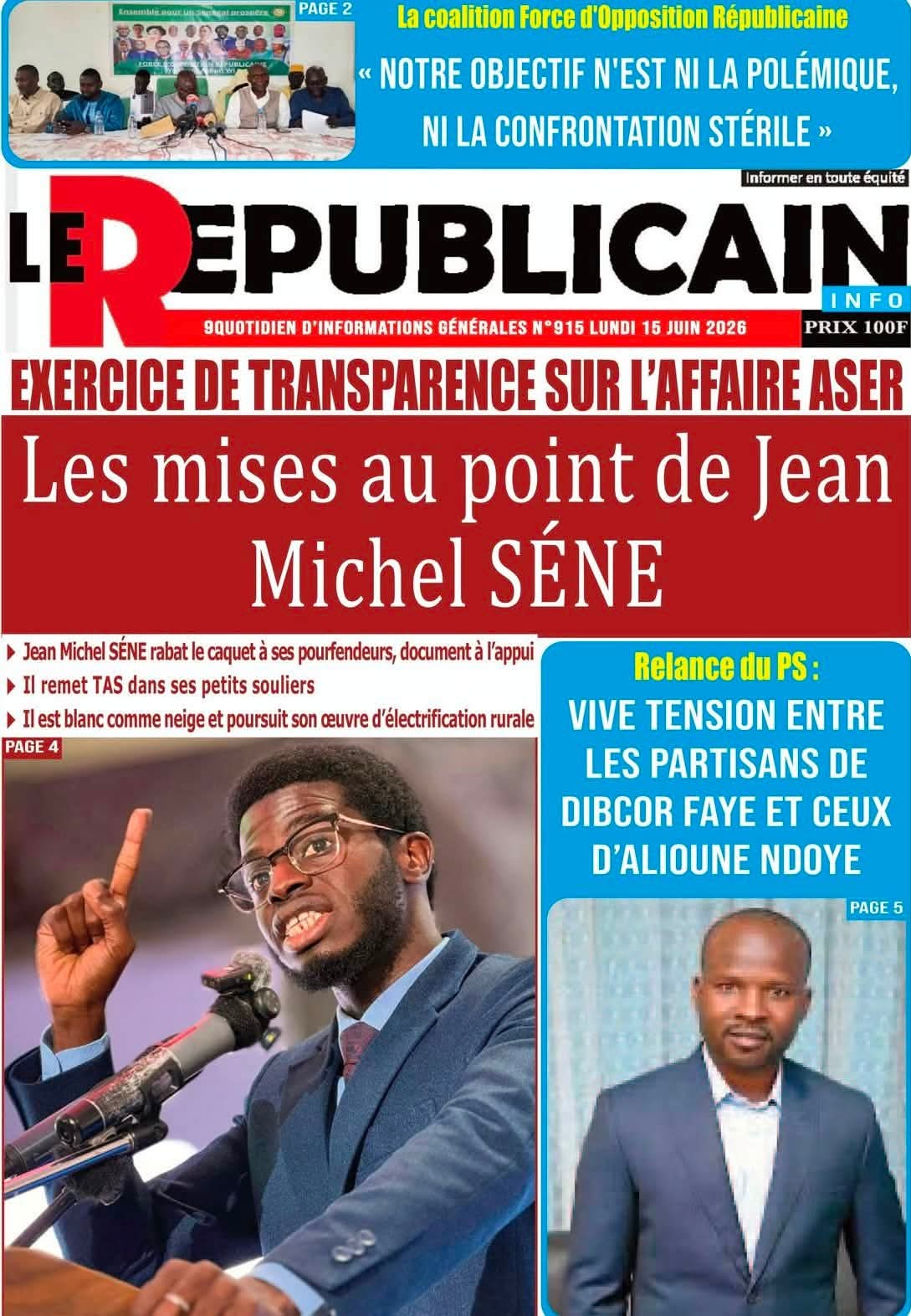 🇸🇳 Les gros titres du jour au Sénégal : Lundi 15 Juin 2026 13 FB IMG 1781512833489