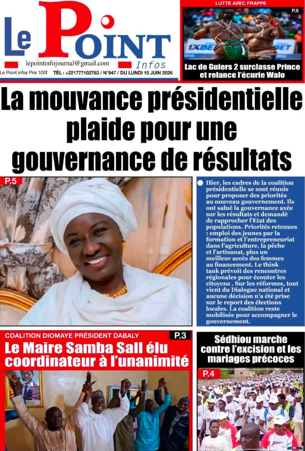 🇸🇳 Les gros titres du jour au Sénégal : Lundi 15 Juin 2026 30 FB IMG 1781512868453