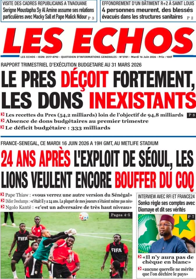 🇸🇳 Les gros titres du jour au Sénégal : Mardi 16 Juin 2026 7 FB IMG 1781596148566