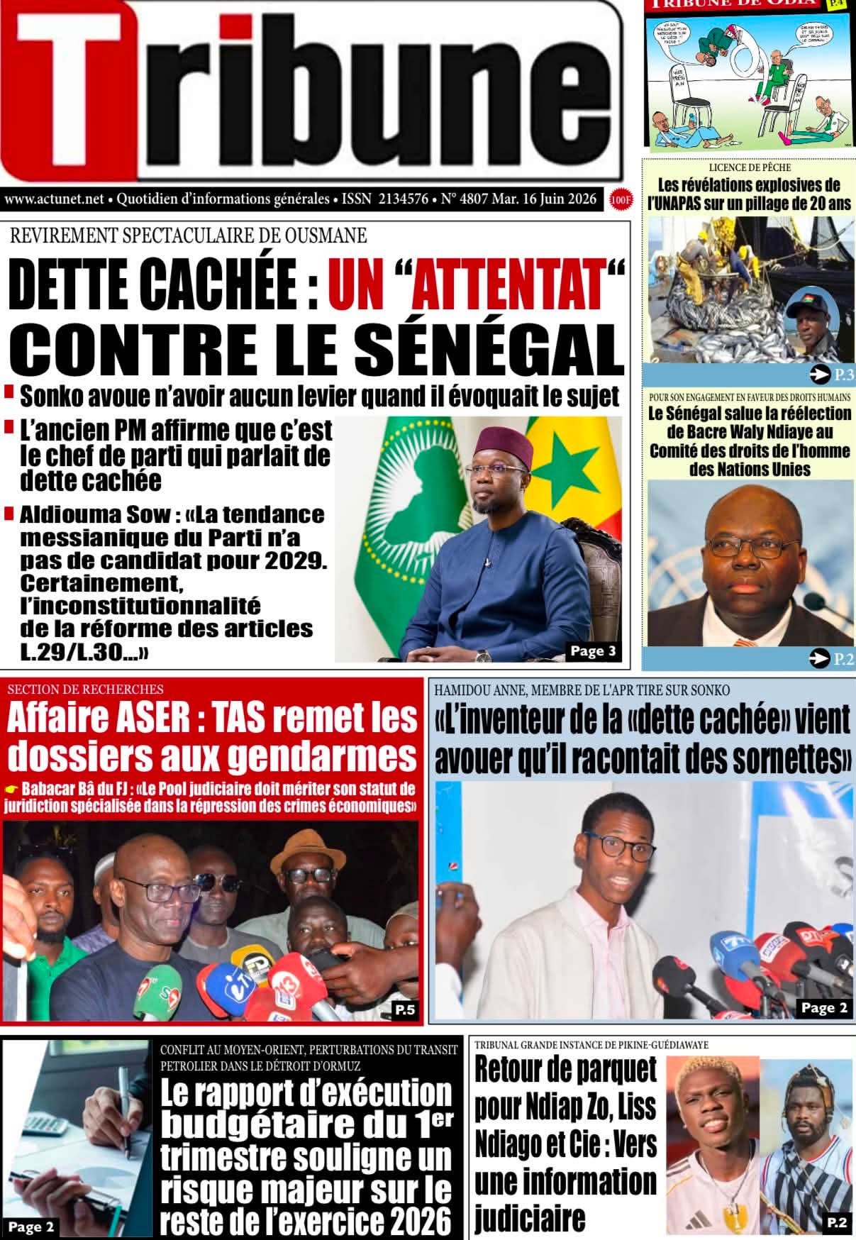 🇸🇳 Les gros titres du jour au Sénégal : Mardi 16 Juin 2026 13 FB IMG 1781596155880