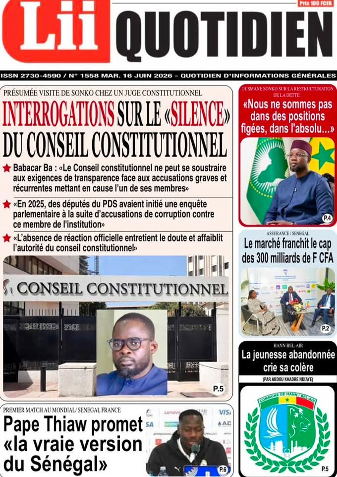 🇸🇳 Les gros titres du jour au Sénégal : Mardi 16 Juin 2026 12 FB IMG 1781596157463