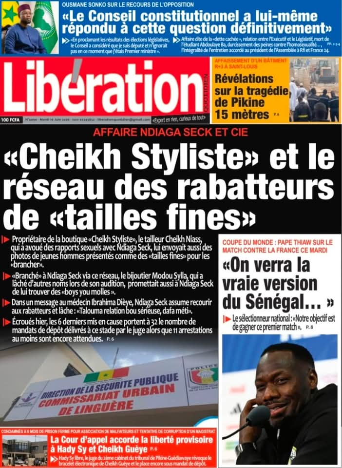 🇸🇳 Les gros titres du jour au Sénégal : Mardi 16 Juin 2026 20 FB IMG 1781596176782
