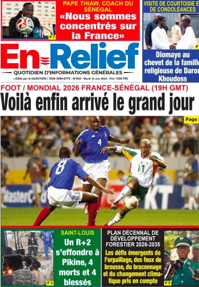 🇸🇳 Les gros titres du jour au Sénégal : Mardi 16 Juin 2026 24 FB IMG 1781596183694
