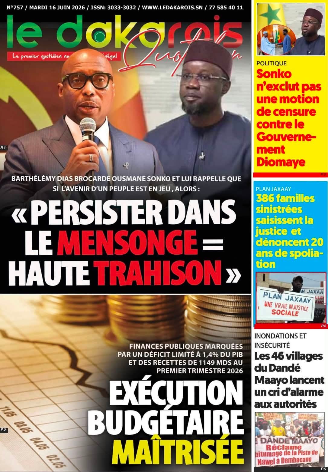 🇸🇳 Les gros titres du jour au Sénégal : Mardi 16 Juin 2026 27 FB IMG 1781596189415