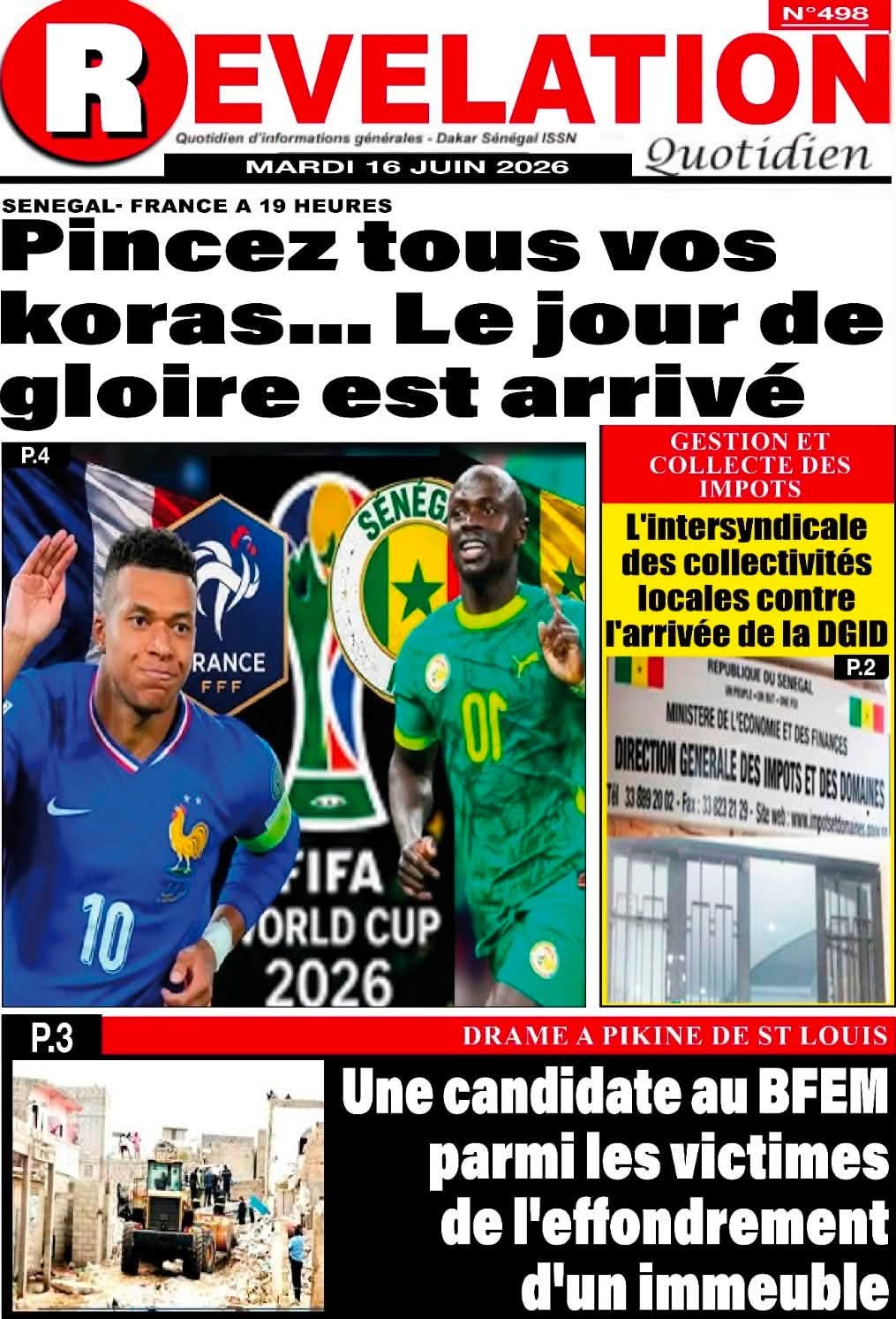 🇸🇳 Les gros titres du jour au Sénégal : Mardi 16 Juin 2026 31 FB IMG 1781596199997