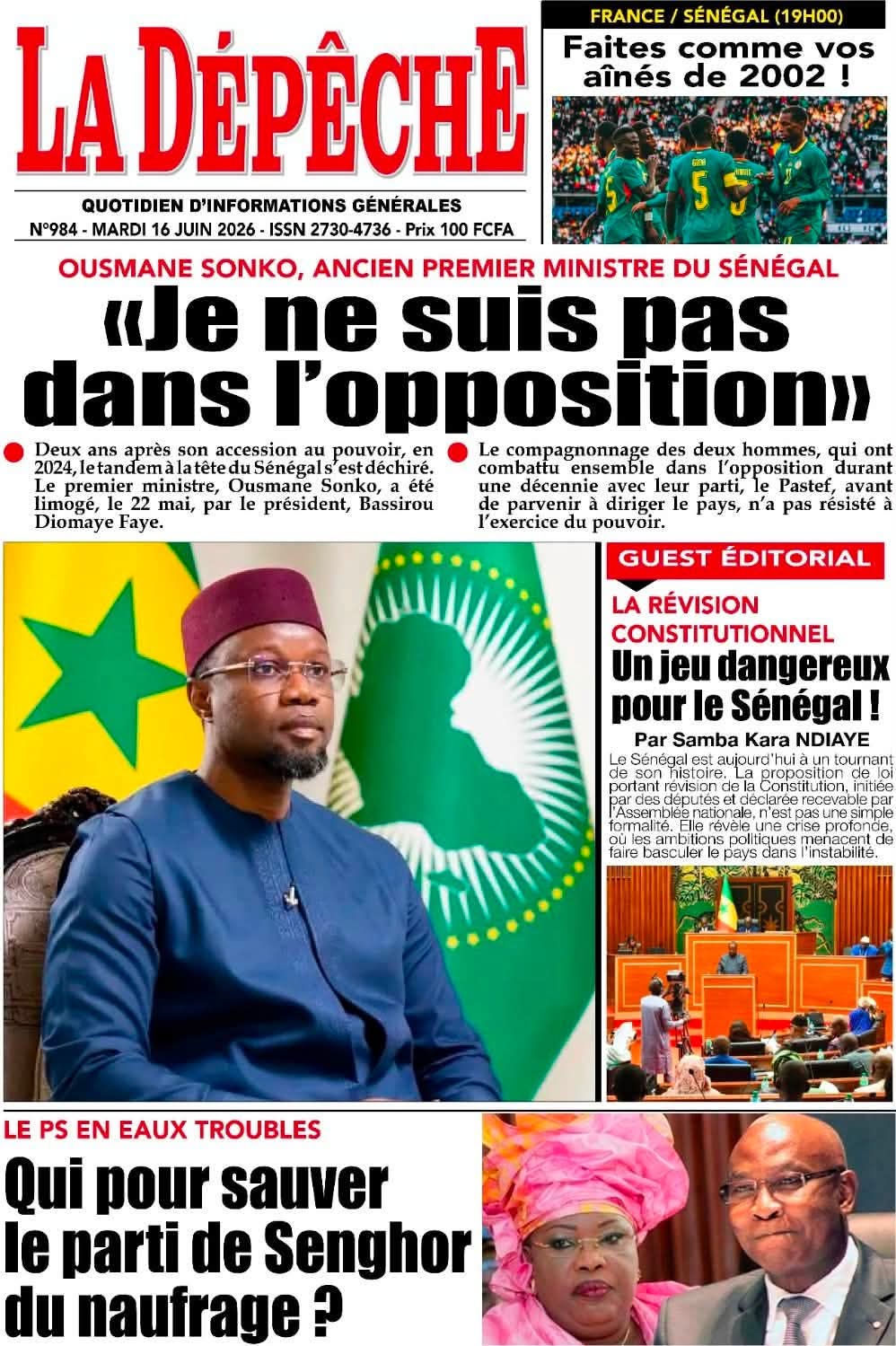 🇸🇳 Les gros titres du jour au Sénégal : Mardi 16 Juin 2026 33 FB IMG 1781596203498