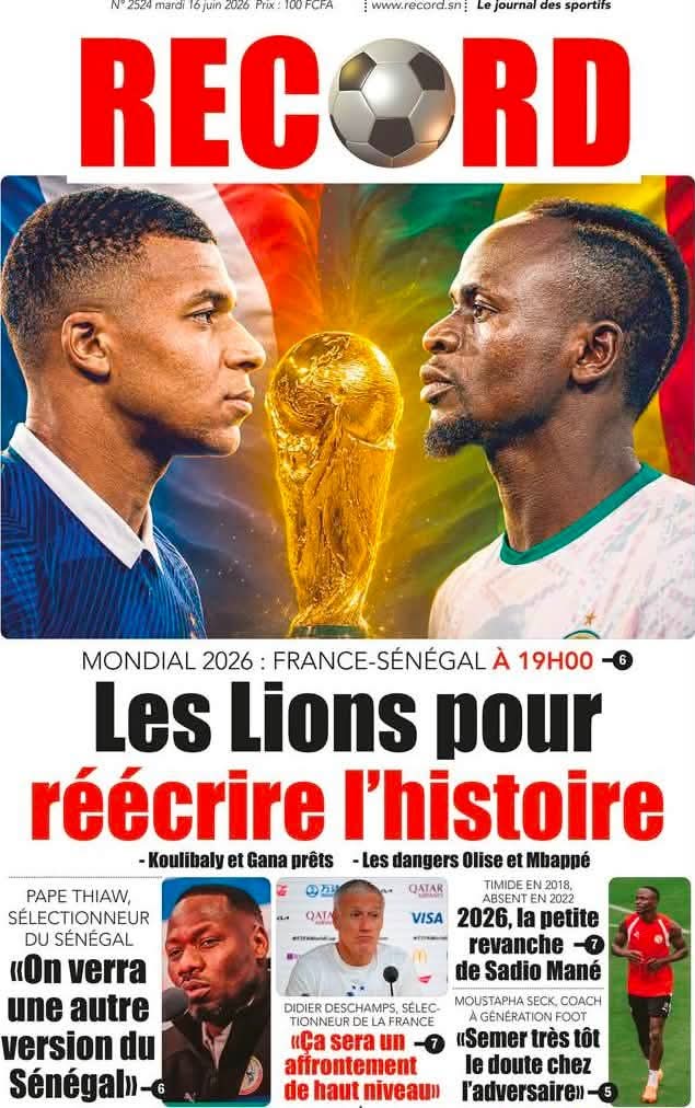 🇸🇳 Les gros titres du jour au Sénégal : Mardi 16 Juin 2026 40 FB IMG 1781596223742